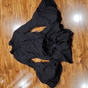 All Saints long sleeve bustle top